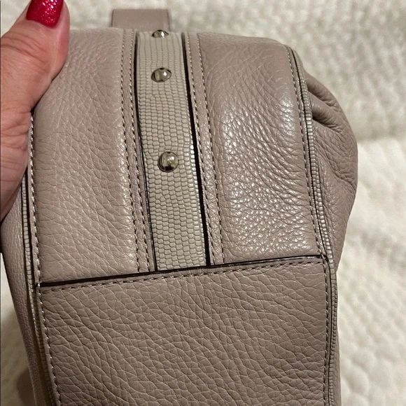 Coach Vintage Classic Casual Soft Light Purple Pebble Leather Hobo Bag bag tag - Picture 7 of 10